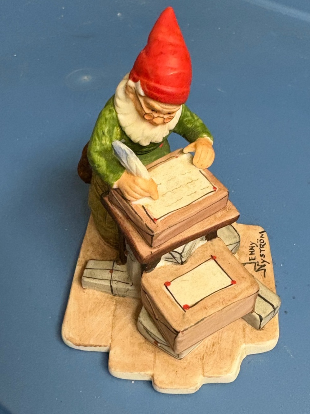 Jenny Nystrom Vintage Christmas Gnome Figurine